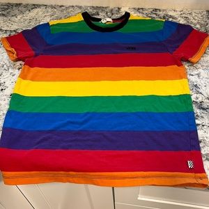 Rainbow vans tshirt